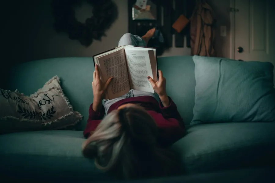 Photo transformative books reading